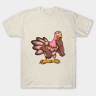 Thinking Cartoon Turkey T-Shirt